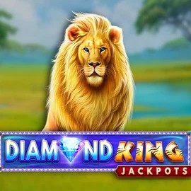 Enjoy Diamond King Jackpots by SpinPlay Games – logo hosted on lysaacasino.com