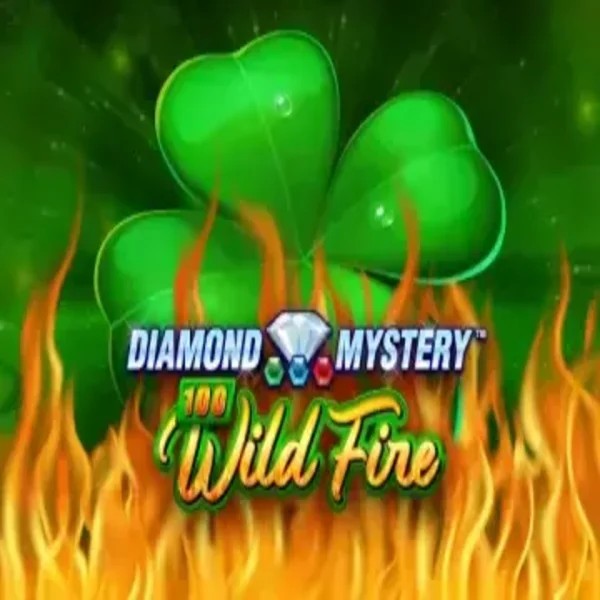 Diamond Mystery 100 Wild Fire slot visual from Greentube available on lysaacasino.com
