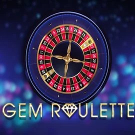 Gem Roulette online game logo by iSoftBet on lysaacasino.com
