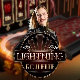 Lightning Roulette slot visual from Evolution available on lysaacasino.com