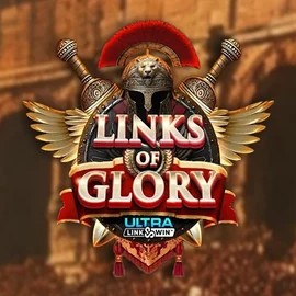 Official Slots logo: Links of Glory by Slingshot Studios at Lysa Casino