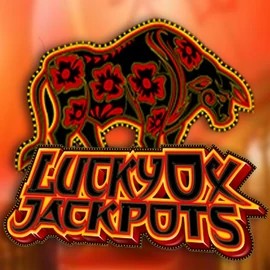 Lucky Ox Jackpots slot logo by Rival at Lysa Casino